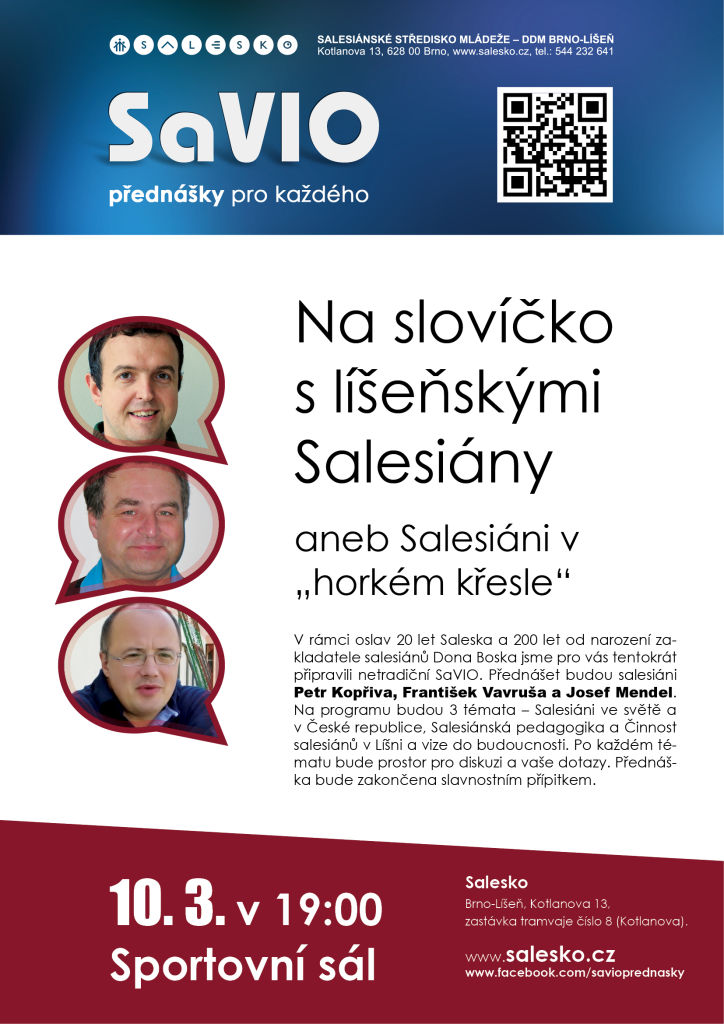 <a href=https://www.salesko.cz/na-slovicko-s-lisenskymi-salesiany/ title='SaVIO – Na slovíčko s líšeňskými Salesiány'>SaVIO – Na slovíčko s líšeňskými Salesiány</a>