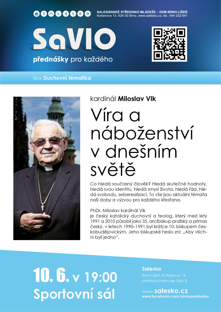 <a href=https://www.salesko.cz/savio-vira-nabozenstvi-v-dnesnim-svete-phdr-miloslav-kardinal-vlk/ title='SaVIO – Víra a náboženství v dnešním světě (PhDr. Miloslav kardinál Vlk)'>SaVIO – Víra a náboženství v dnešním světě (PhDr. Miloslav kardinál Vlk)</a>