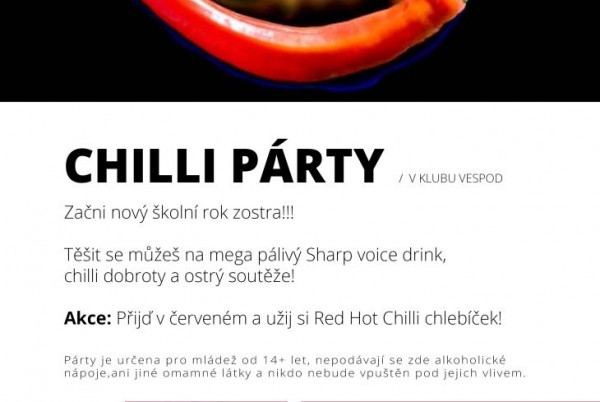 <a href=https://www.salesko.cz/chilli-vespod-party/ title='Chilli VeSPOD párty'>Chilli VeSPOD párty</a>