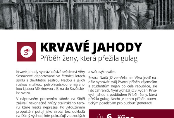 <a href=https://www.salesko.cz/savio-krvave-jahody-pribeh-zeny-ktera-prezila-gulag/ title='SaVIO Krvavé jahody – příběh ženy, která přežila gulag'>SaVIO Krvavé jahody – příběh ženy, která přežila gulag</a>