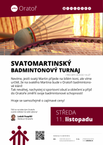 Svatomartinský badmintonový turnaj